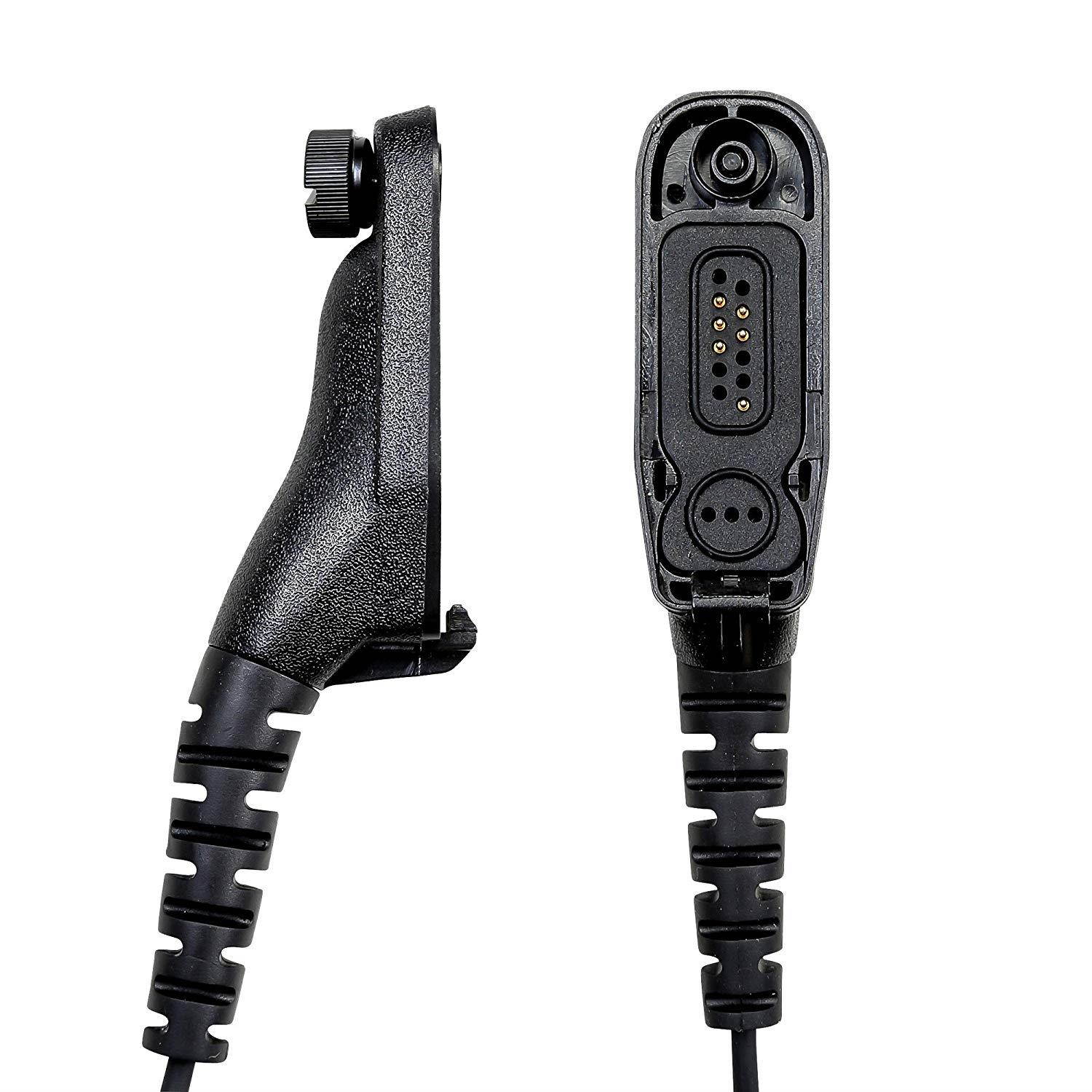BOMMEOW BDS15-M9 D Shape Earhanger D-Style Earpiece for Motorola XPR XPR6000 DGP8050 APX 2000 APX 3000