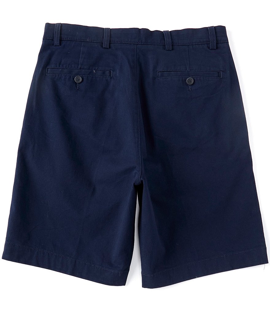 Roundtree & Yorke 9#double; Inseam Pleated Wash Chino Shorts