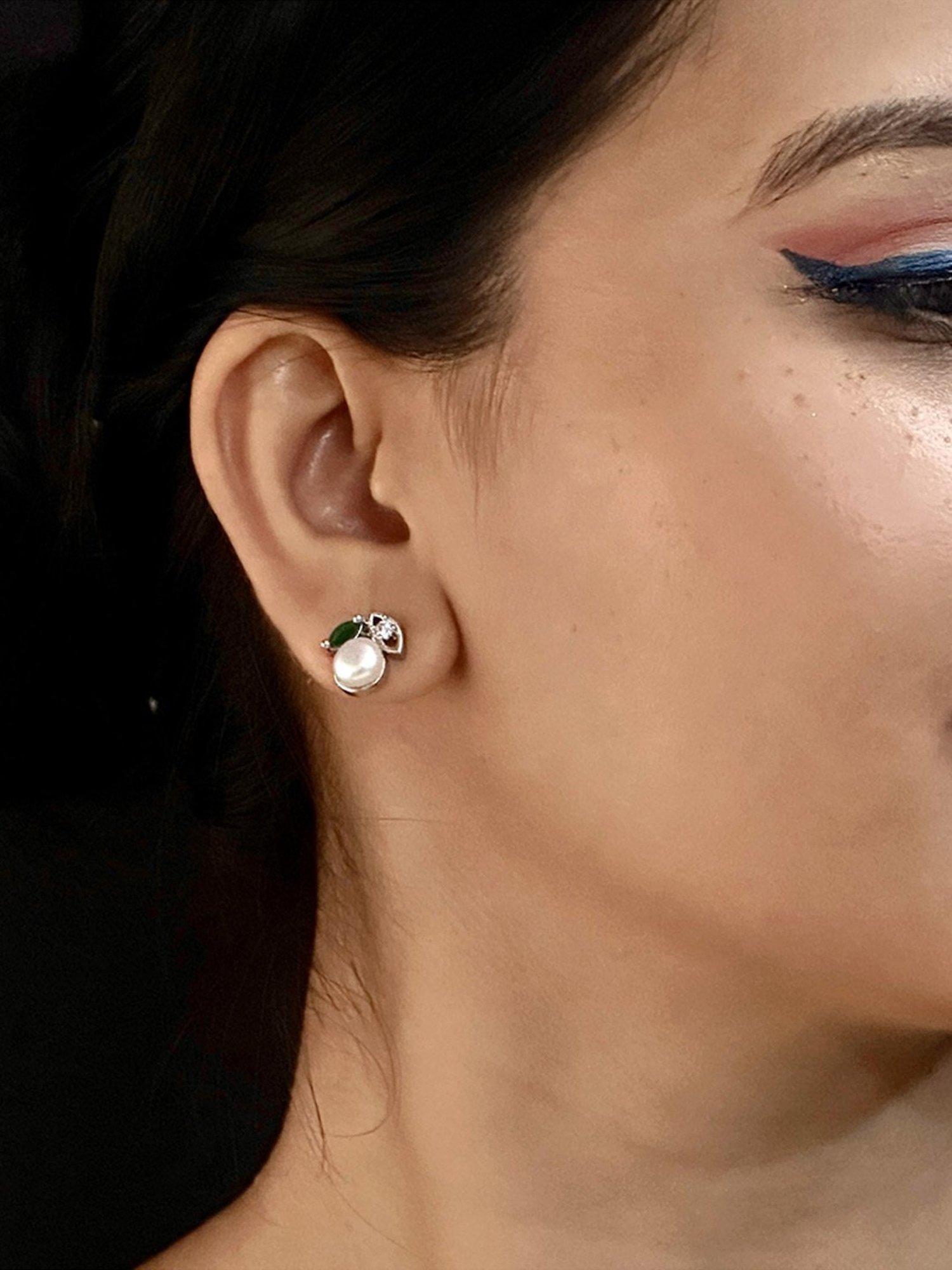 Sri Jagdamba Pearls Dheera Pearl Earrings for Women and Girls