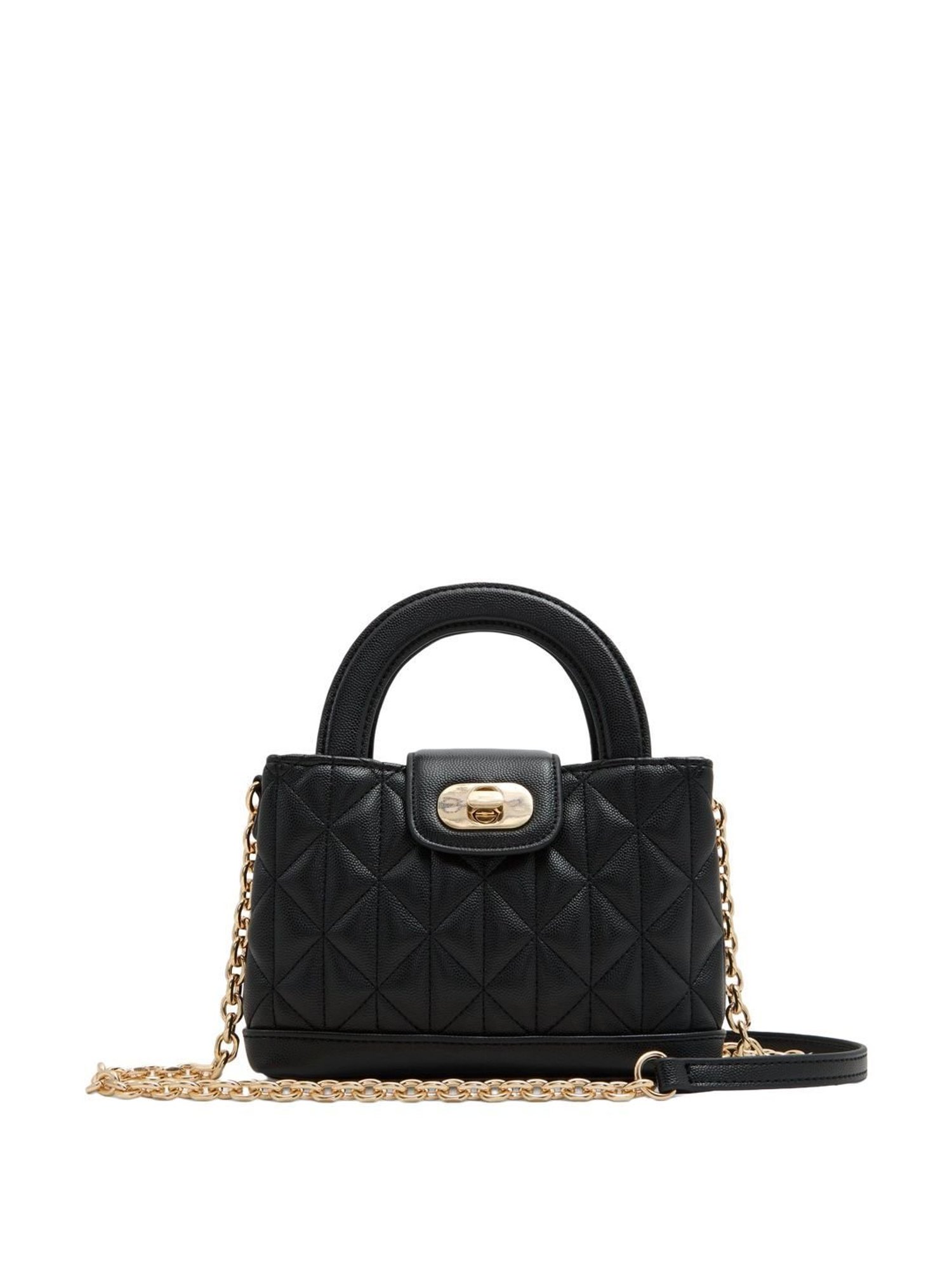 Call It Spring Black Textured Small Handbag