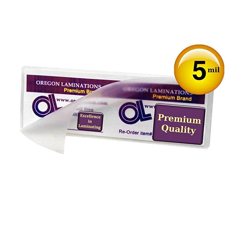 Bookmark Laminating Pouches 5 Mil Qty 100 Hot 238 x 812 Laminator Sleeves