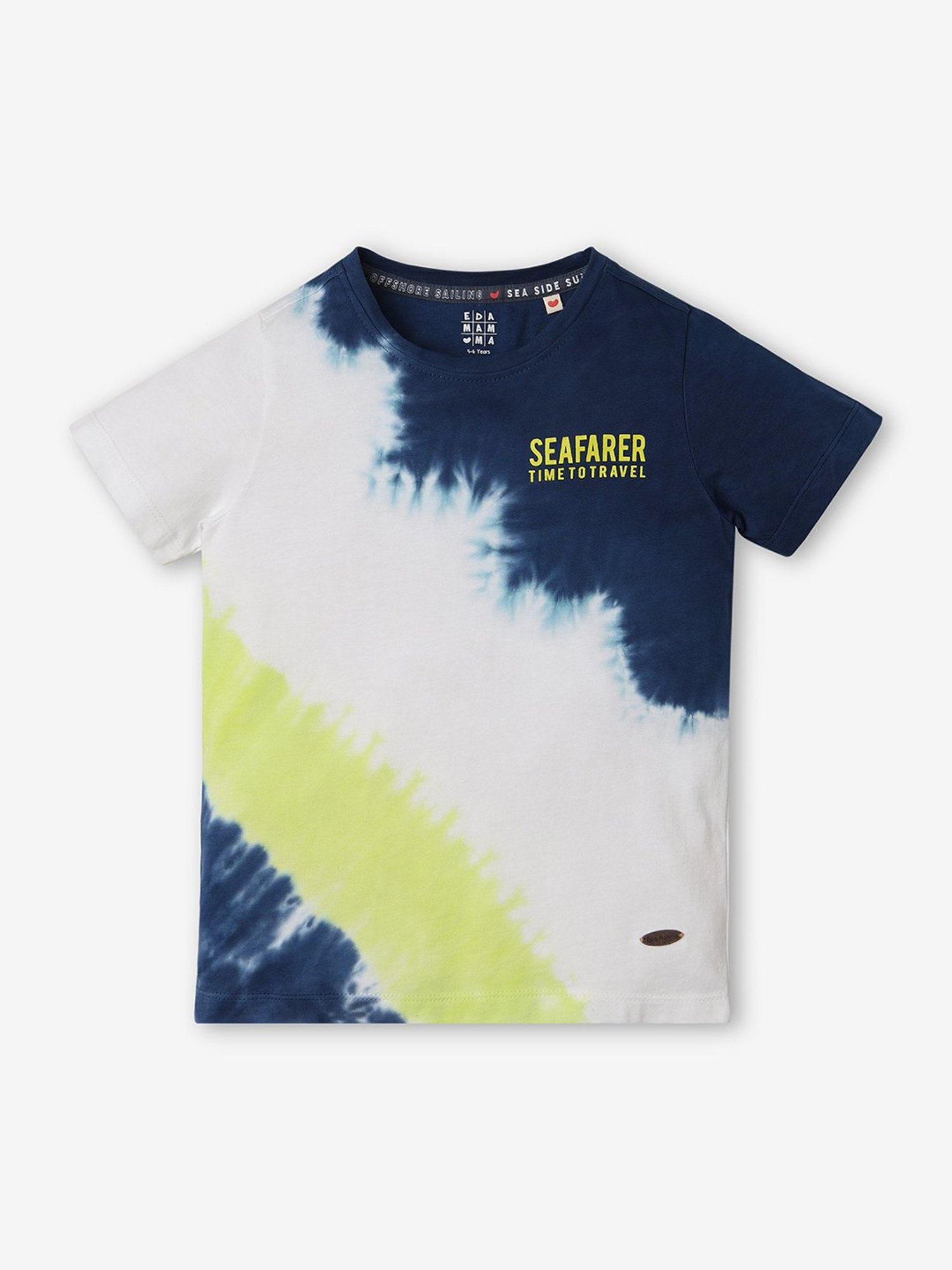 Pantaloons Junior Navy Cotton Printed T-Shirt