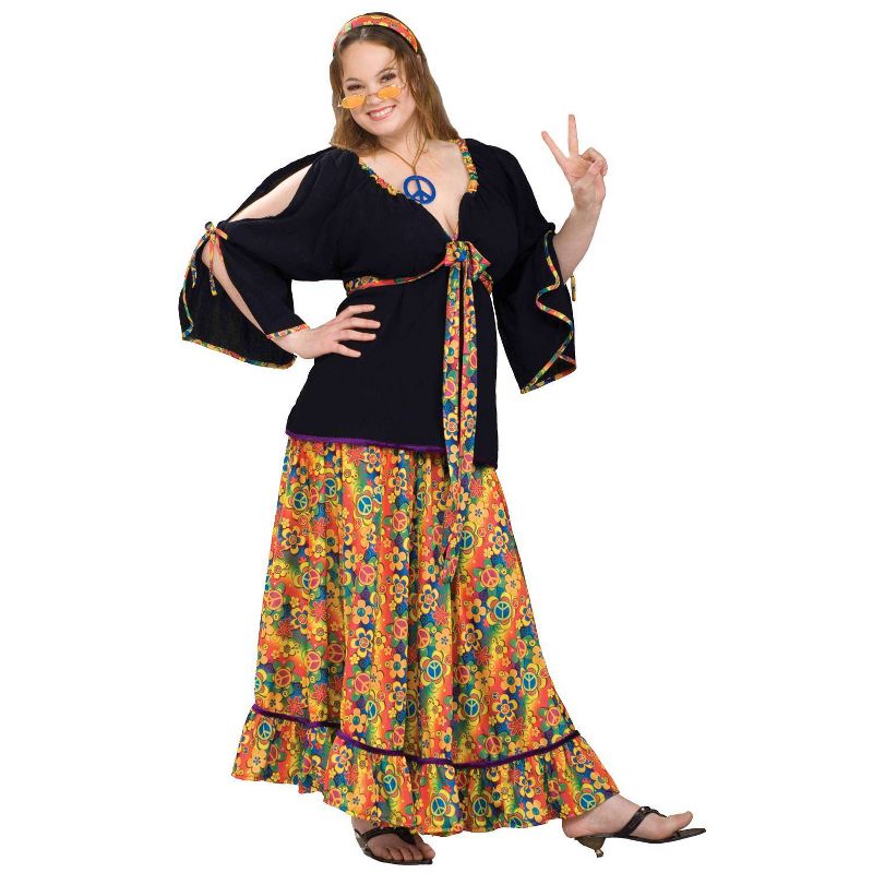 Adult Groovy Mama Halloween Costume Plus