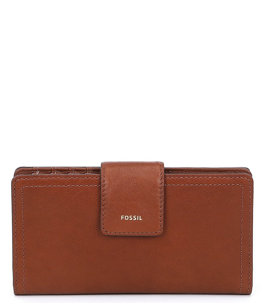 Fossil Logan RFID Leather Tab Bifold Wallet