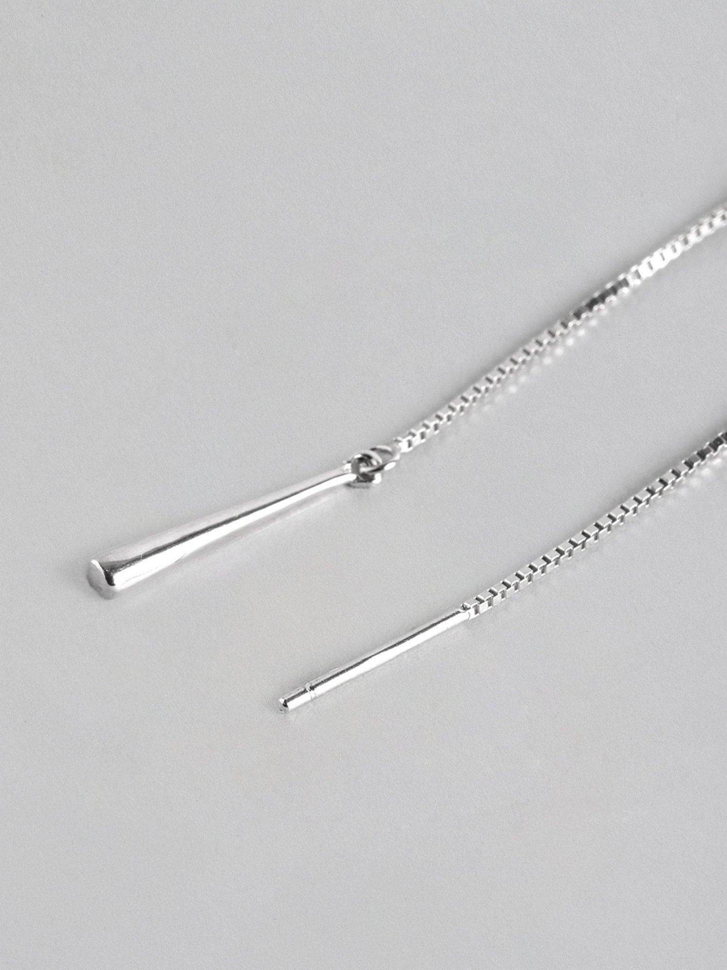 Zavya Rhodium-Plated 92.5 Sterling Silver Sui-Dhaga - Set of 2