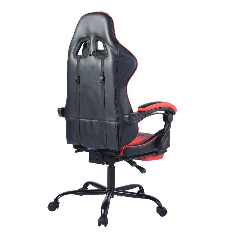 Gaming Chair with comfort Lumbar and Ergonomic Footrest , Office Computer Chair