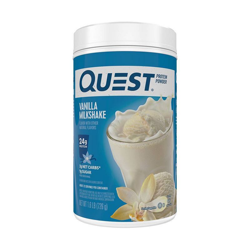 Quest Protein Powder - Vanilla Milkshake - 25.6oz