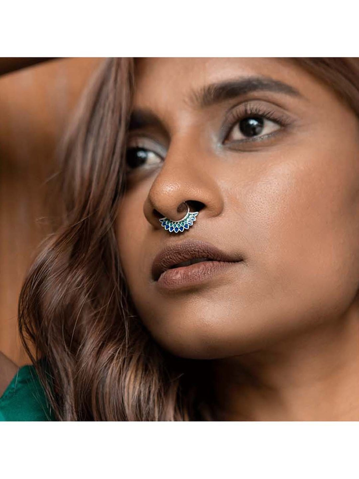 Shaya 92.5 Sterling Silver Owning My Loud Laugh Septum Ring