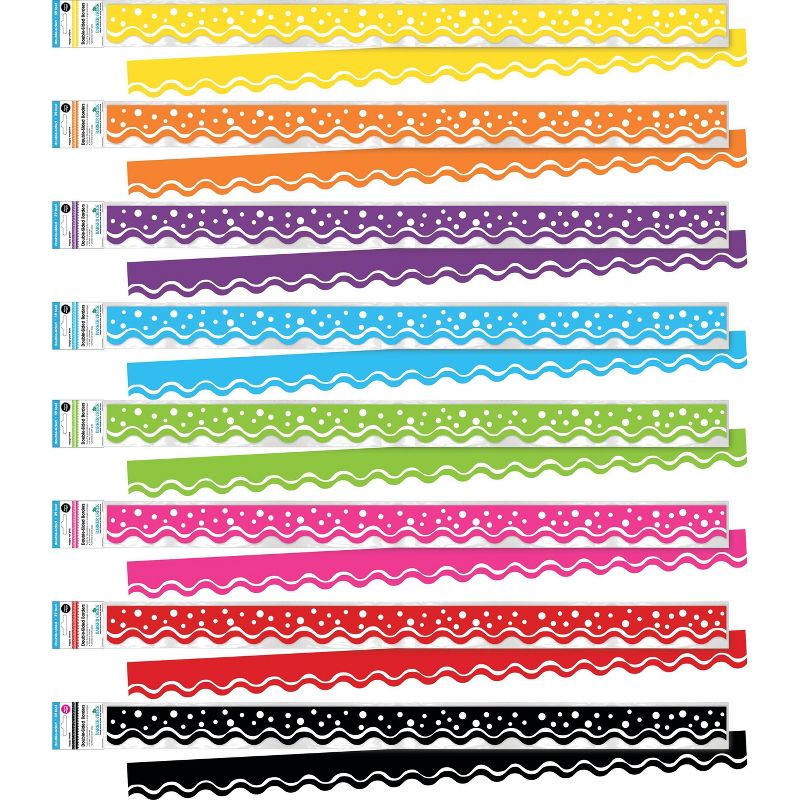 Barker Creek 312ft 8 Designs Happy Double Sided Scalloped Border