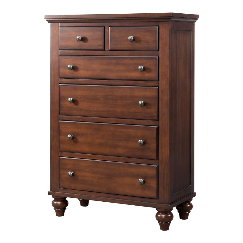 3pc King Channing Storage Bedroom Set Cherry - Picket House Furnishings