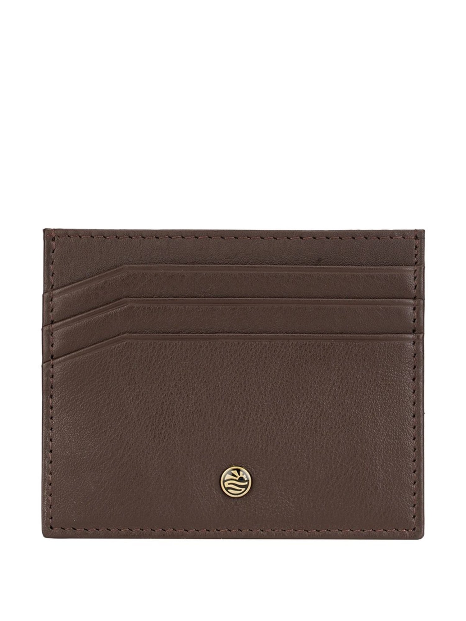 PERQUISITE CENTURION Brown Solid Card Holder