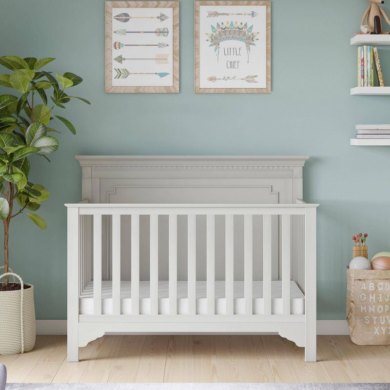 Safety 1st Little Snuggles Deluxe Dual 2-in-1 Baby Crib and Toddler Mattress