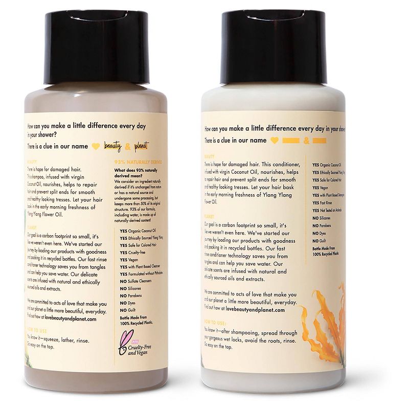 Love Beauty and Planet Ylang Shampoo and Conditioner - 2pk/13.5 fl oz