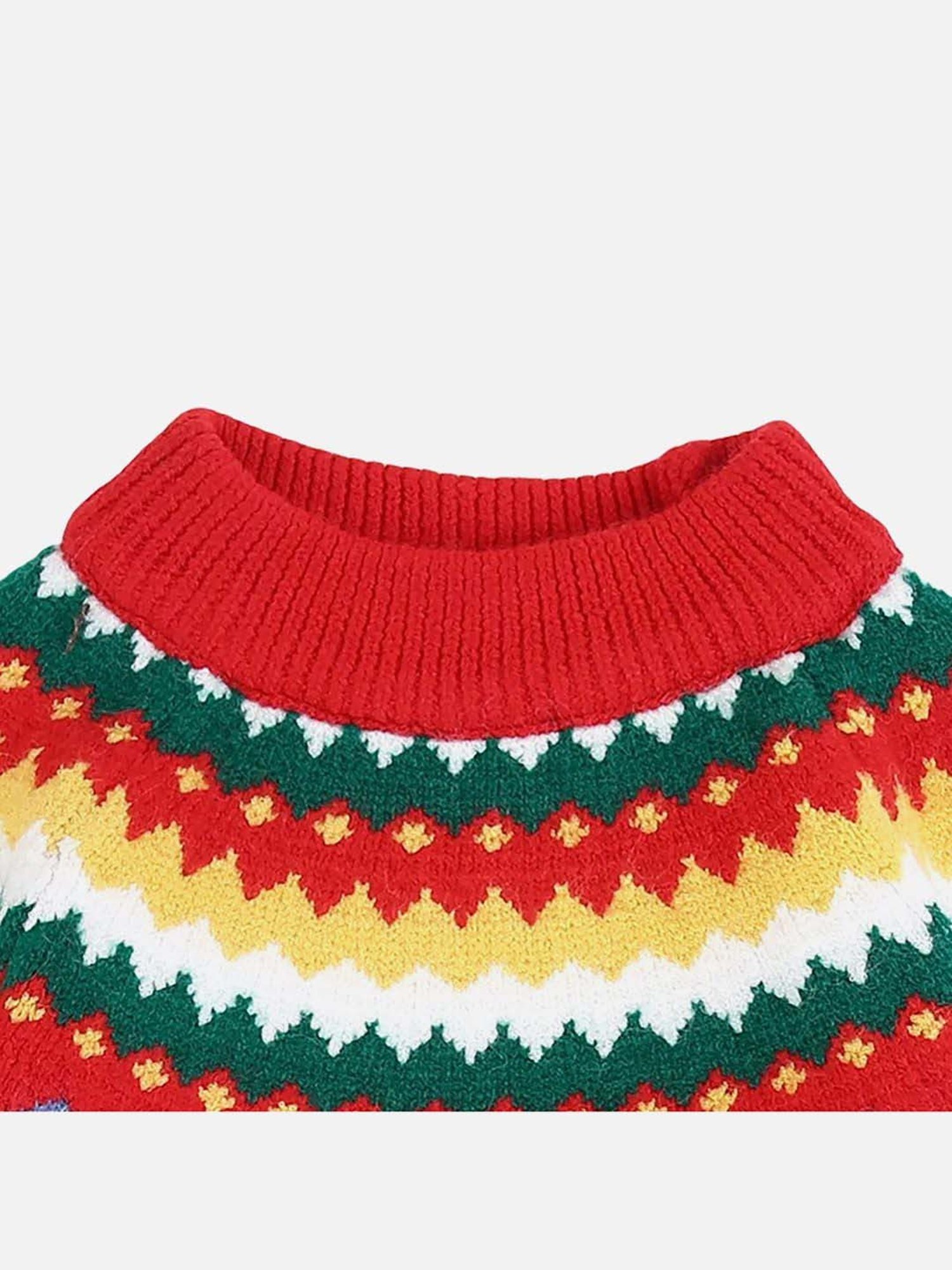 Little Surprise Box Kids Maroon Embroidered Full Sleeves Sweater