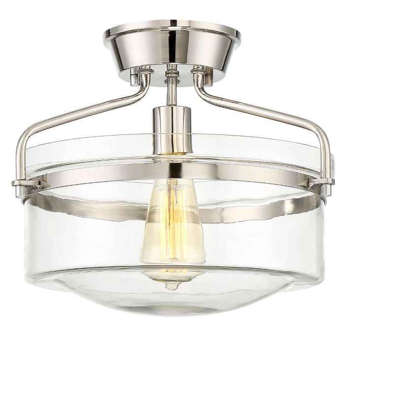 Ceiling Lights Semi-Flush Mount Polished Nickel - Aurora Lighting