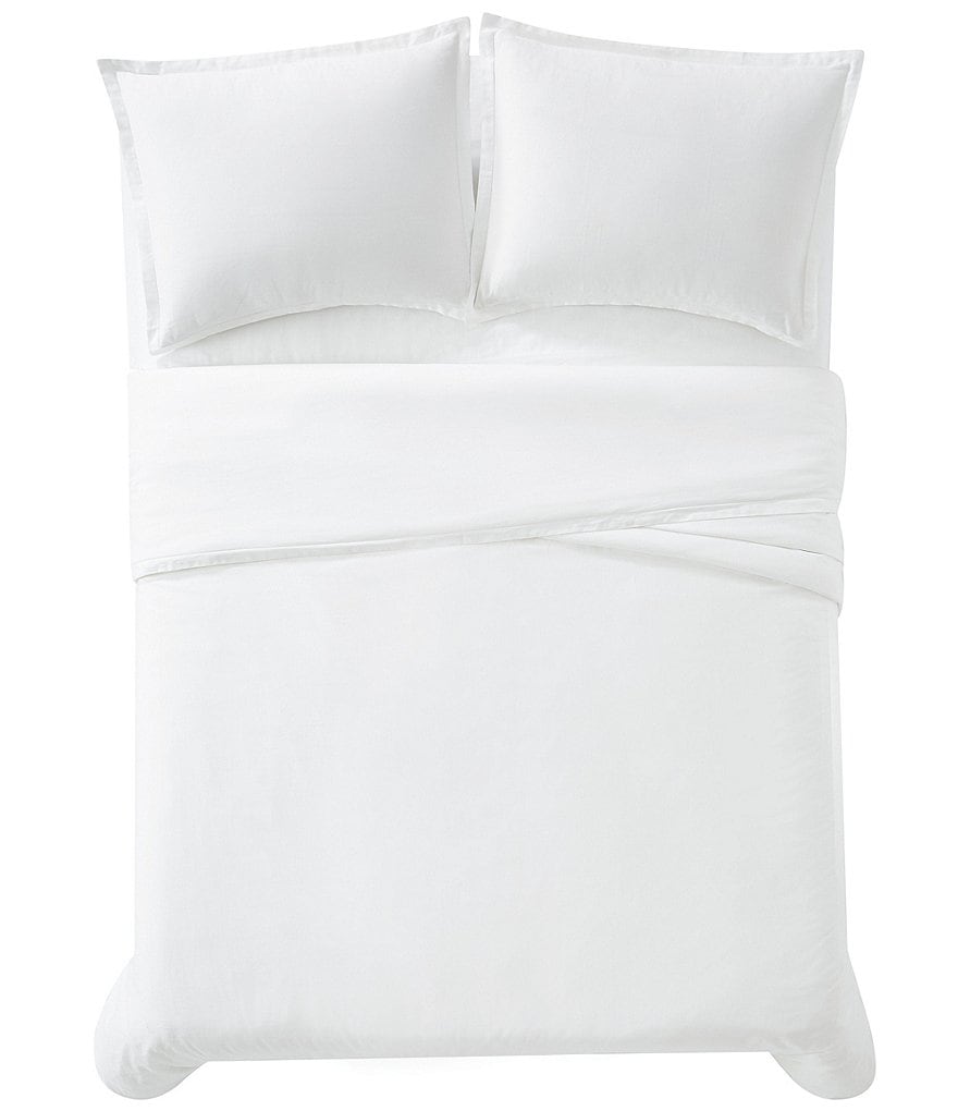 Charisma 310 Thread Count Cotton Classic Solid Duvet Cover Mini Set