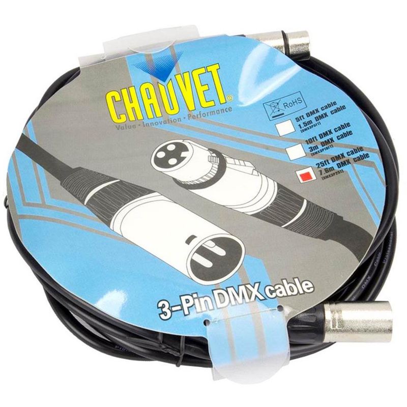 Chauvet DJ Obey 70 LED Light, Fog & Strobe DMX Controller + 25-Foot DMX Cable