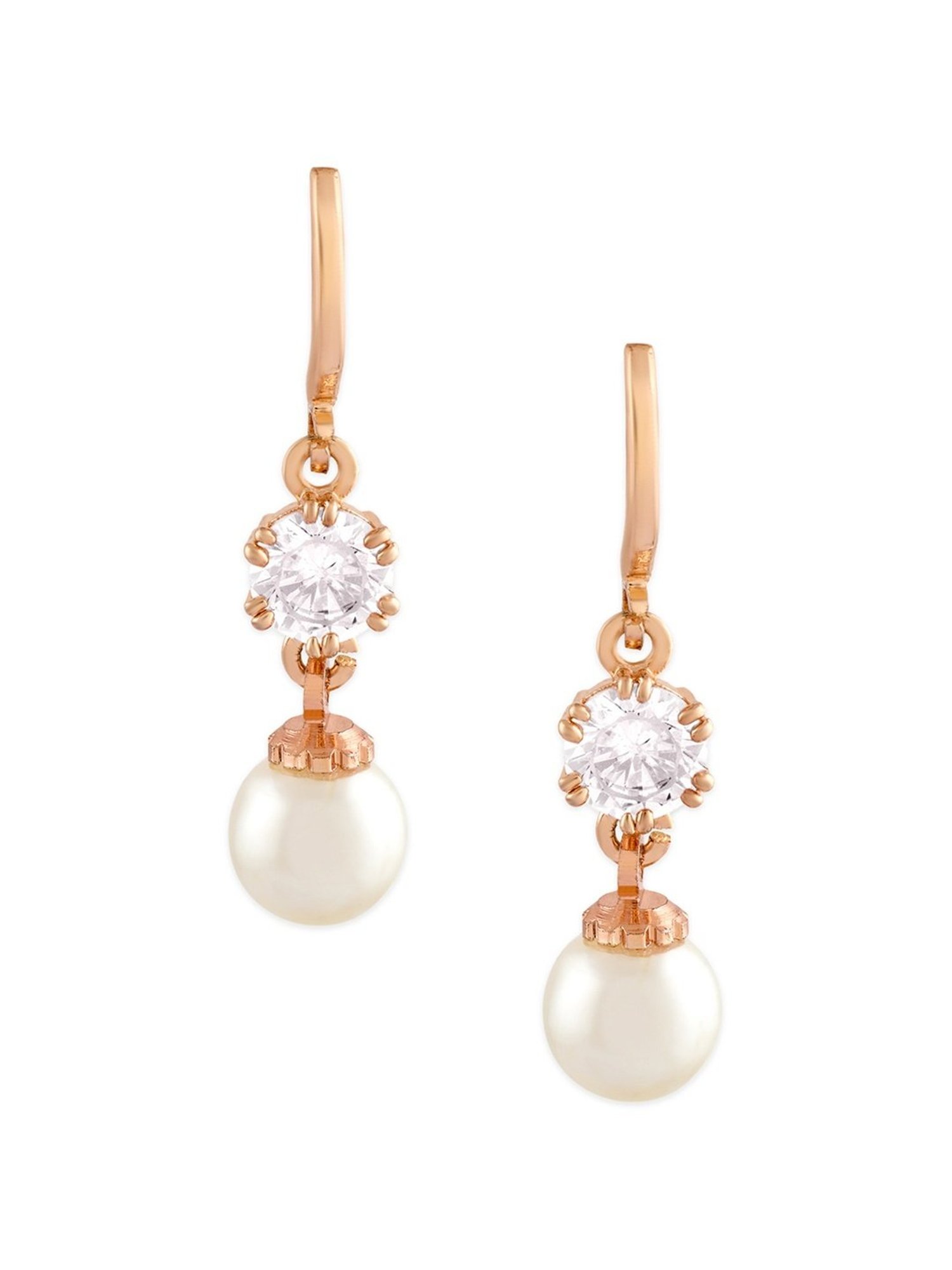 OOMPH Jewellery Yellow Enamel Floral Jhumki