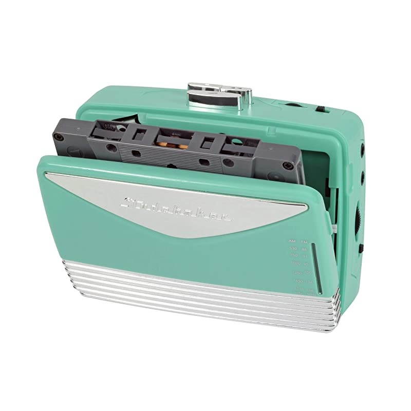 Walkabout Walkman Personal Stereo Cassette Player with AM/FM Radio (Teal/Silver)
