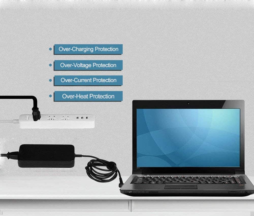 Tryhi Laptop Notebook AC Adapter Charger Power Cord Supply for HP 700392-001, 735297-001, 700392001, 735297001 844165-001 844167-001 ADP-30BD B ADS-40NP-19-1 1930E HSTND-9181-N HSTND-9141-N 735297-001