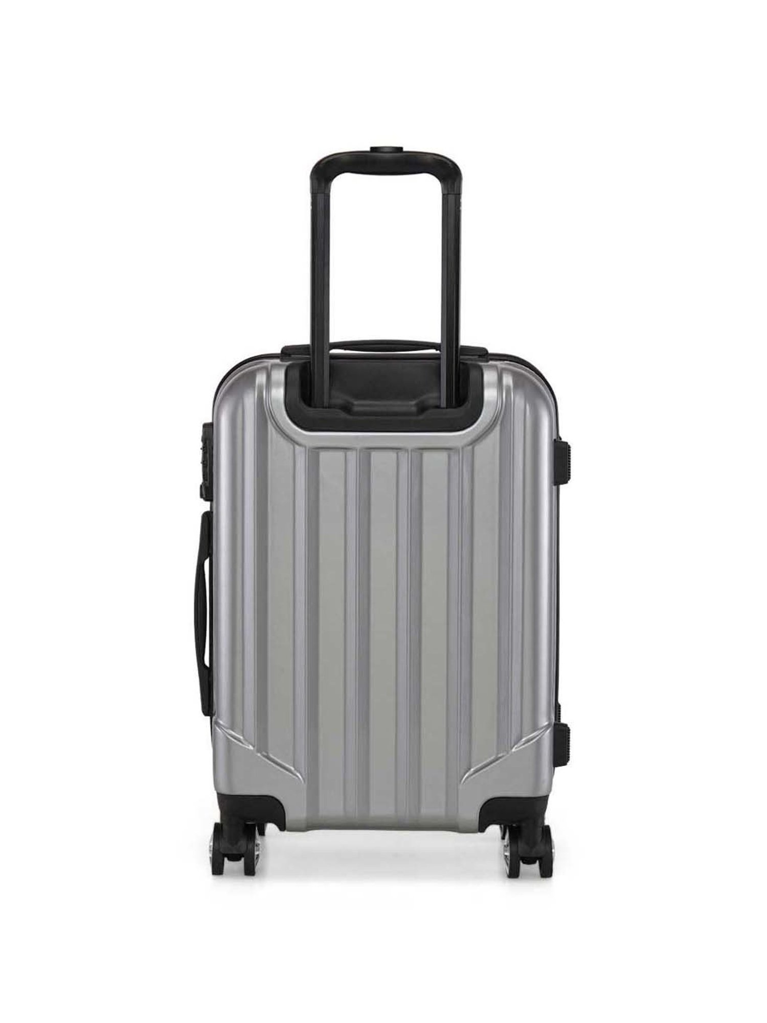 Swiss Brand Baden Silver 8 Wheel Small Hard Cabin Trolley - 34 Inch