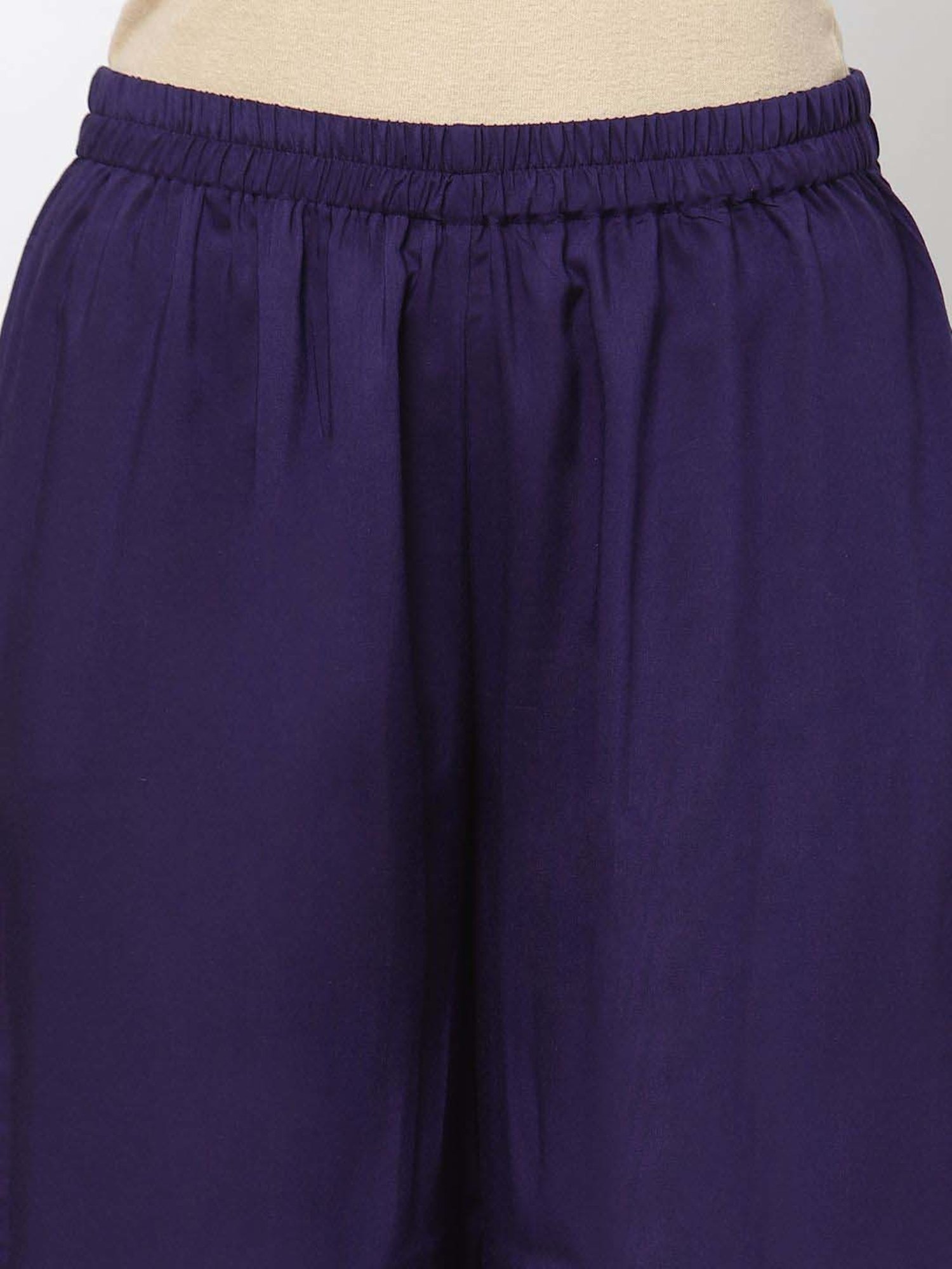 DART STUDIO Navy Regular Fit Palazzos