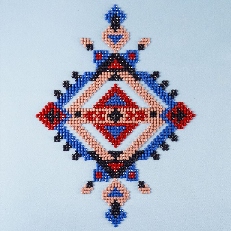 Leisure Arts Diamond Art Beginner Kit 8"X8"-Tribe