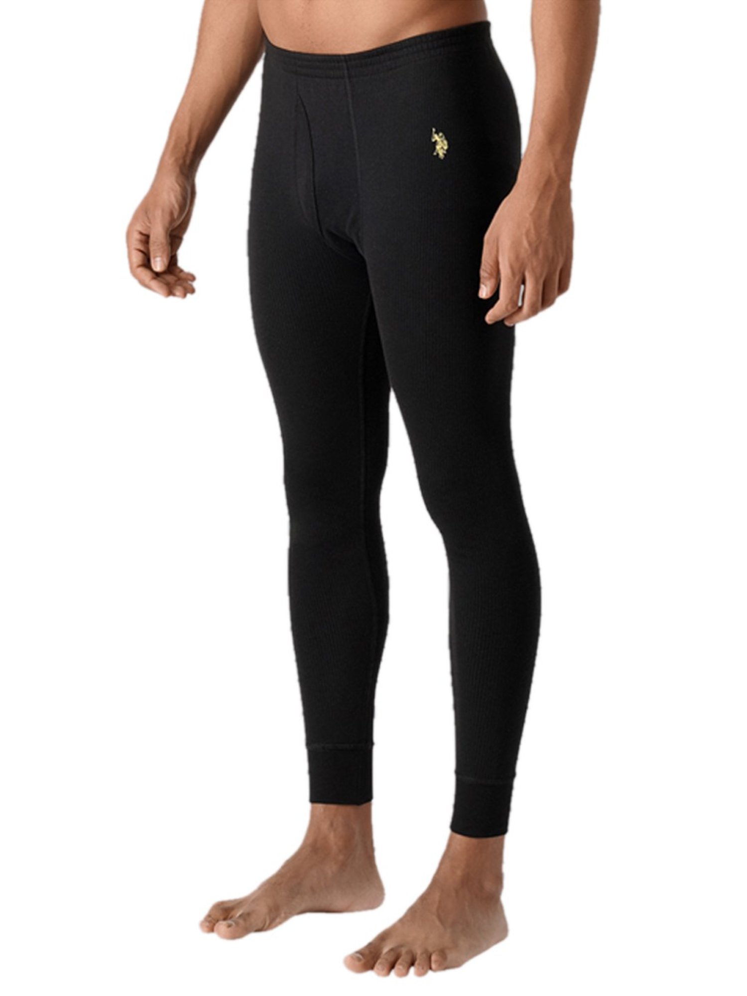 U.S. Polo Assn. Black Cotton Regular fit Thermal