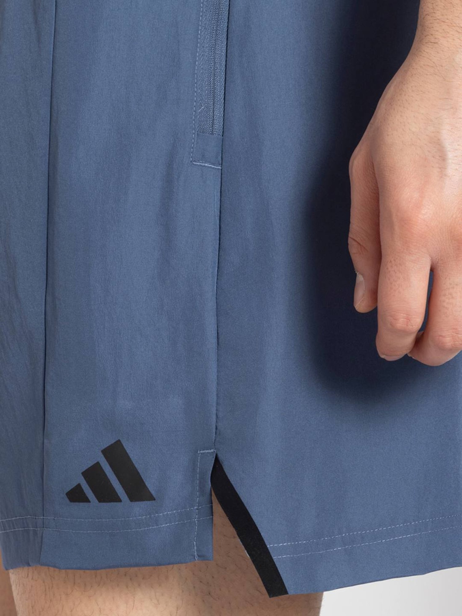 Adidas Blue Regular Fit Sports Shorts