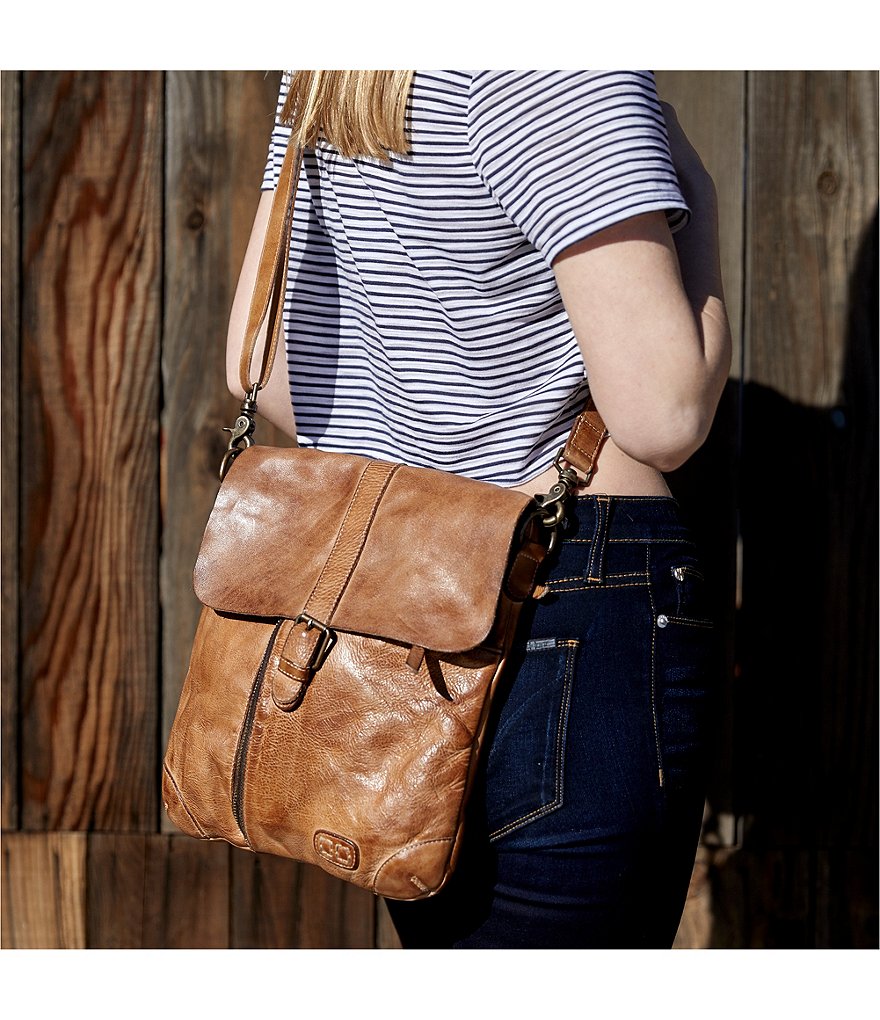 Bed Stu Jack Distressed Leather Crossbody Bag