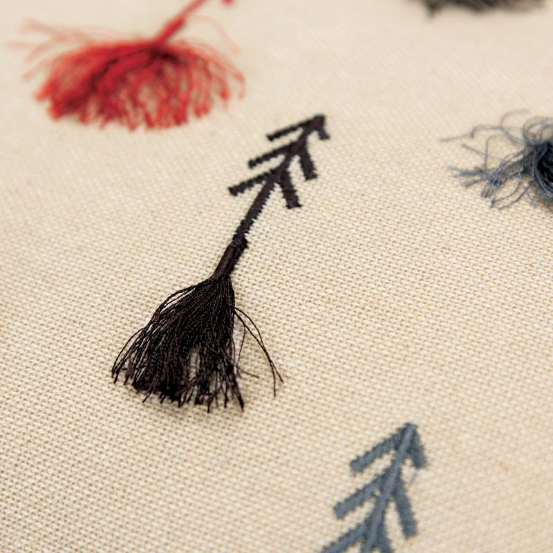 14"x26" Arrow Polyester Filled Pillow Black - Rizzy Home