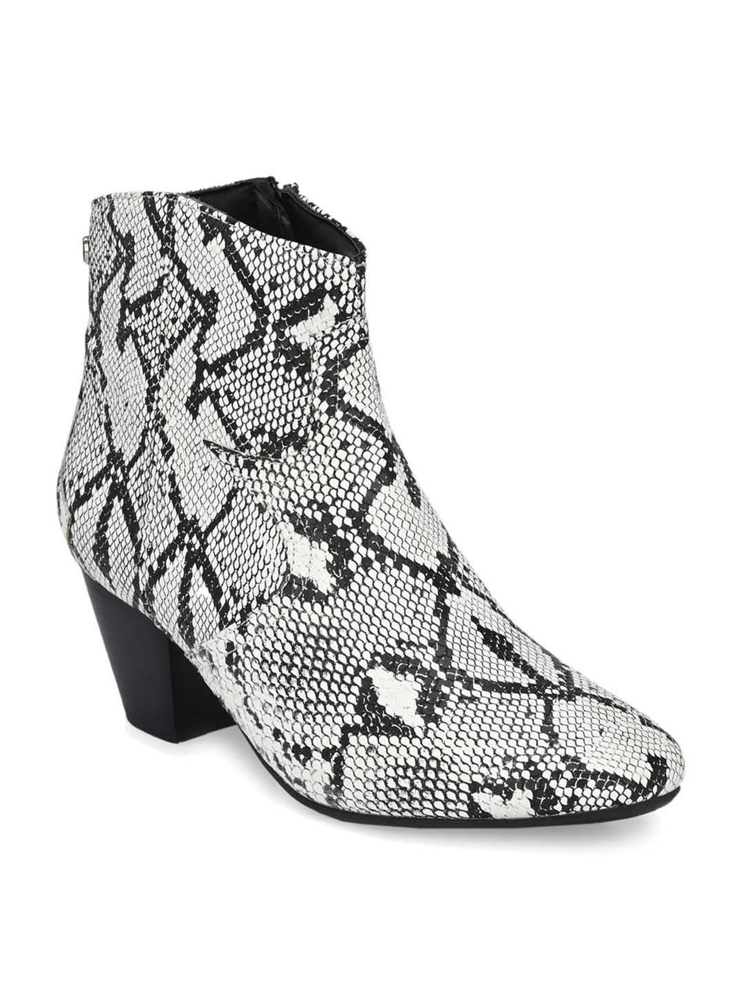 Delize Women's Off White Casual Booties