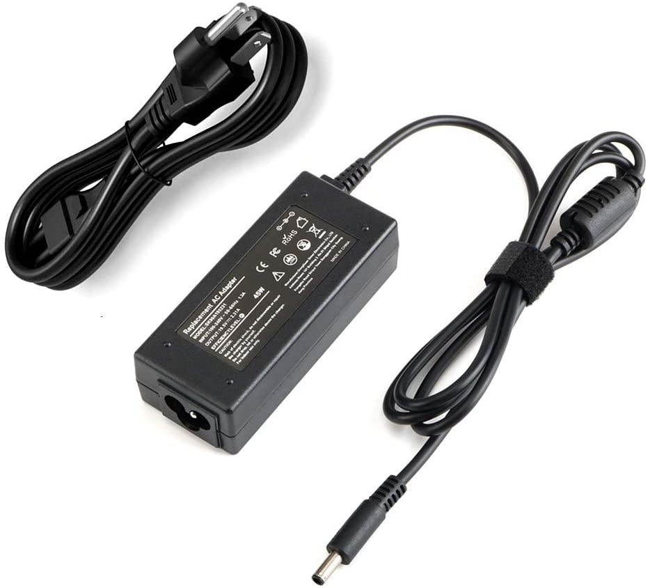 45W AC Adapter Laptop Charger for Dell Inspiron 11 13 14 17 15 3000 5000 7000 Series 3147 3148 3152 3451 3452 3458 3459 5458 5368 5378 5379 5559 5759 7352 7353 7347 7348 7368 7378 Power Supply Cord