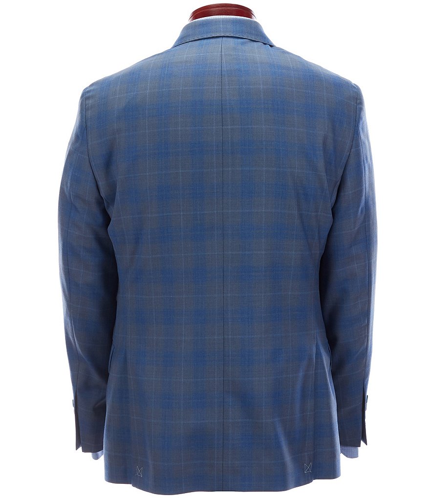 Murano Interstellar Collection Slim-Fit Checked Suit Separates Blazer