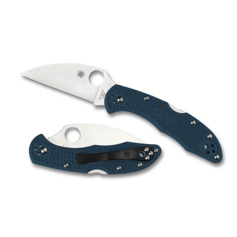Spyderco Delica 4 Lightweight Blue Wharncliffe K390