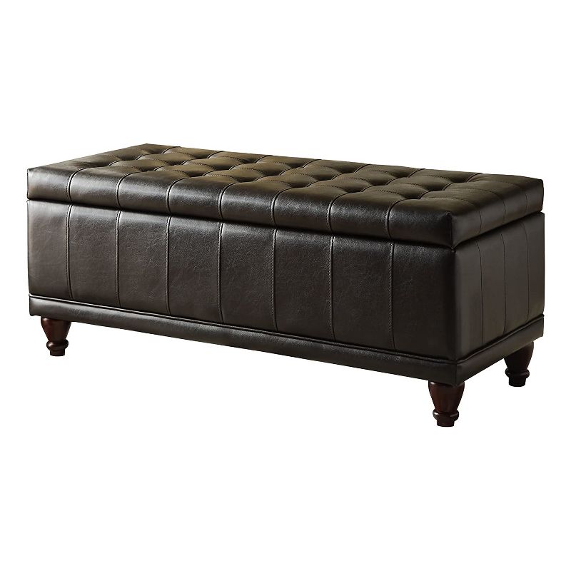 Homz 64 Quart Secured Seal Latch Extra Large Single Clear Stackable Storage Container Tote with Blue Lid for Home, Garage, or Basement (2 Pack)