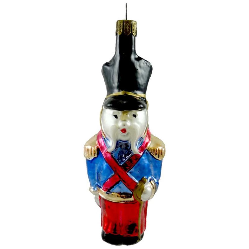 Larry Fraga Shiny Soldier Ornament Dresden Dove Christmas  -  Tree Ornaments