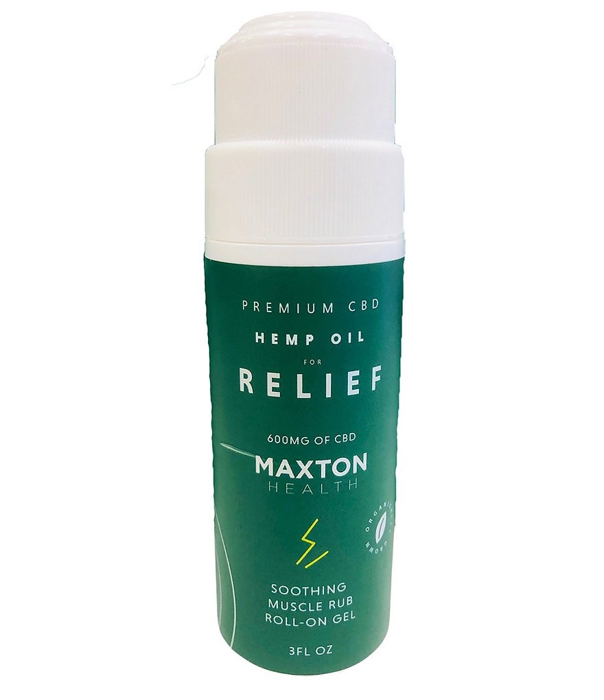 Maxton Health Premium CBD Hemp Oil for Relief Soothing Muscle Rub Roll-On