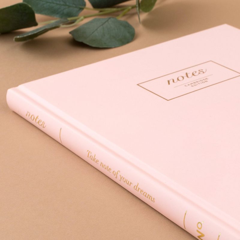 Lined Journal Work Style Medium Hardcover Casebound Petal Pink - Cambridge
