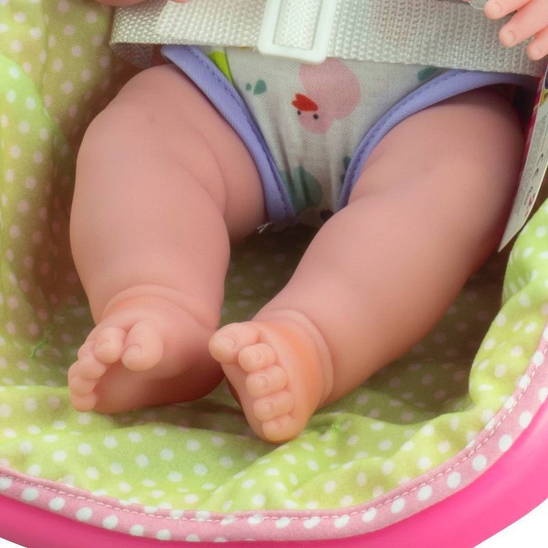 JC Toys Lots to Love 14" Baby Doll with Carrier