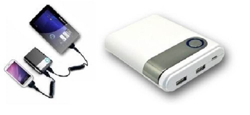 Diablotek Universal 8800 mAh Portable USB Battery Pack, Mini USB & Micro USB Tips Included & Many More