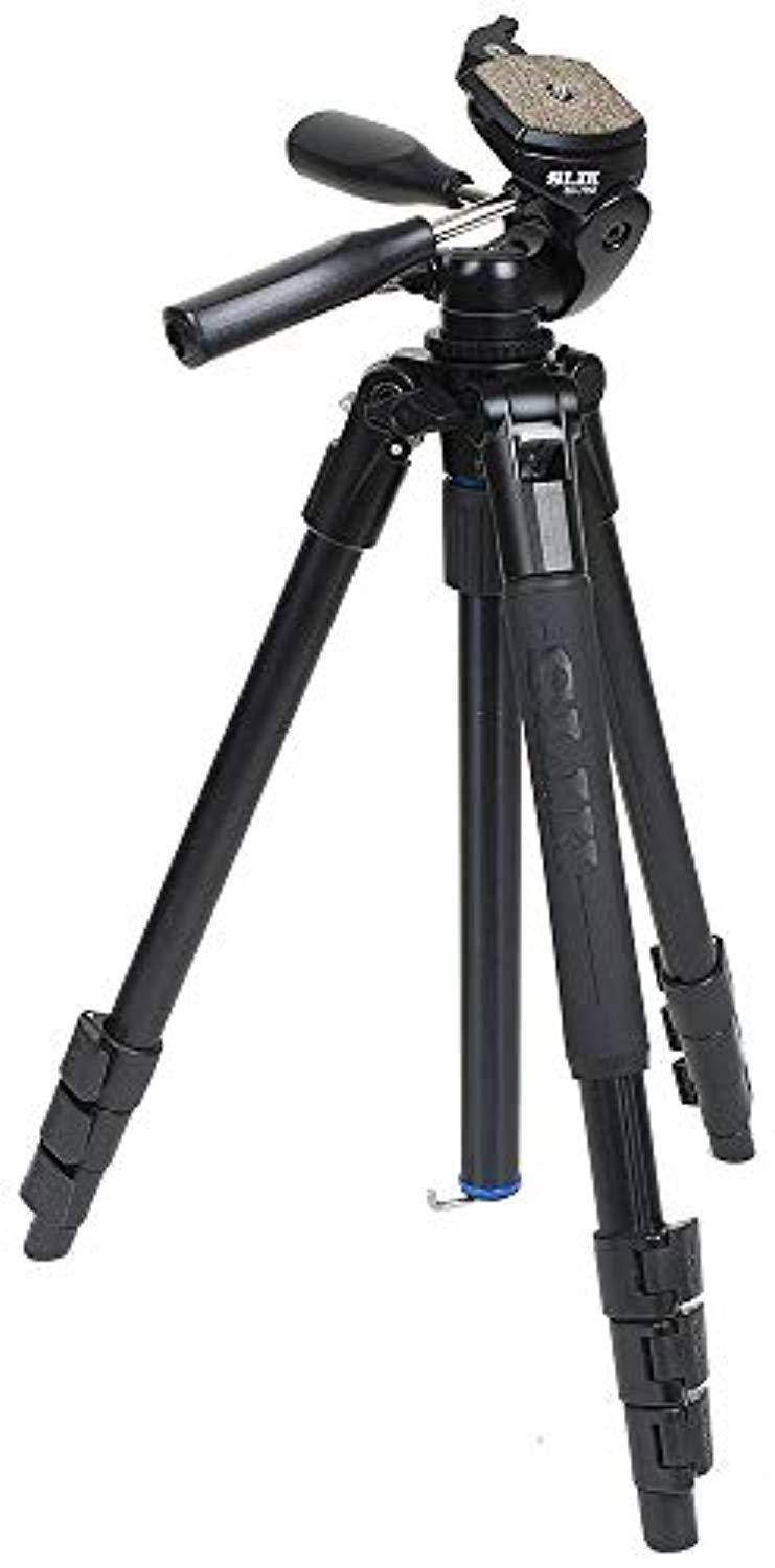Slik Pro AL-324DX Tripod with SH-705E 3-Way Pan Head, 8.8 lb Capacity #613-358