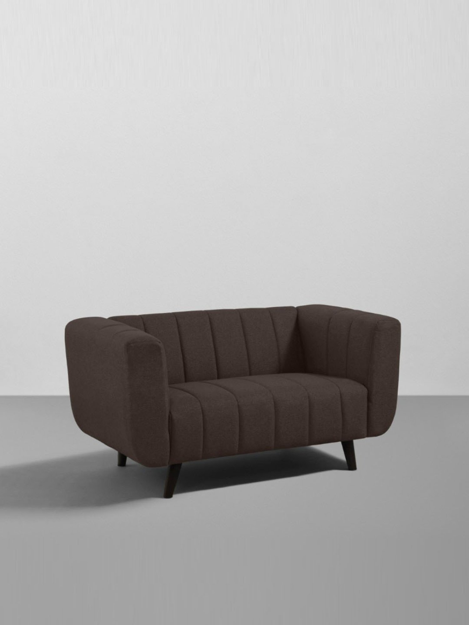 Sleepyhead Kiki Earth Brown Fabric 2 Seater Sofa