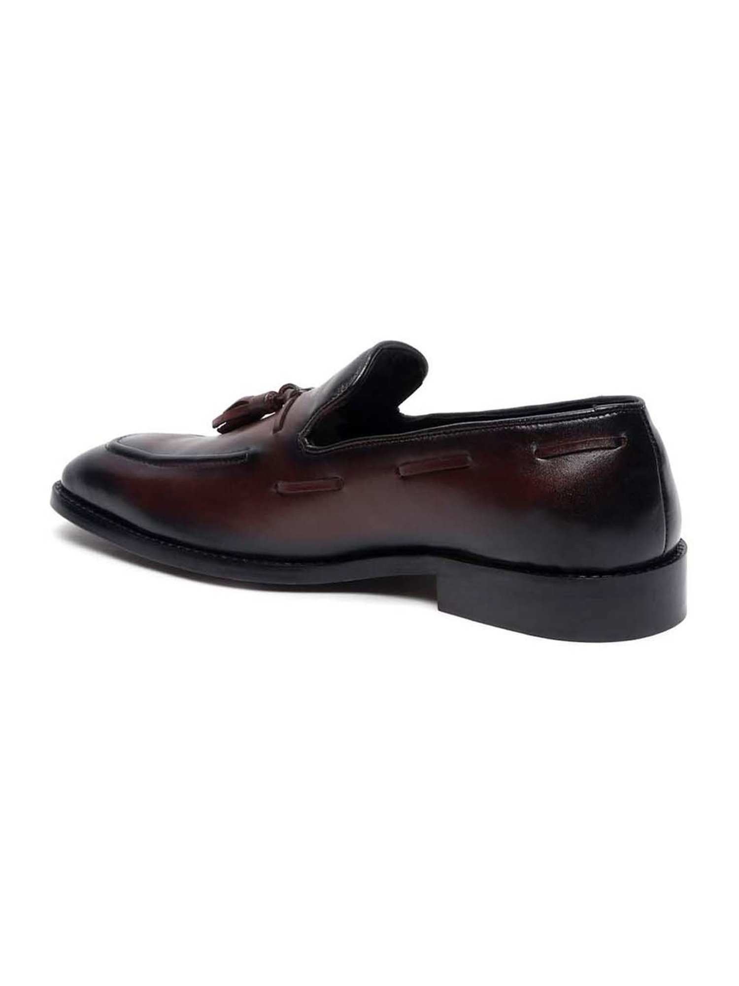 Louis Stitch Men's Rosewood Formal Mocassins