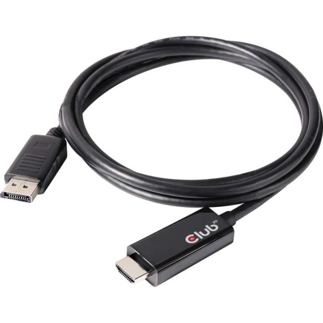 Club3D CAC-1082 DisplayPort 1.4 to HDMI 2.0b HDR Cable Male/Male 2m/6.56 ft.
