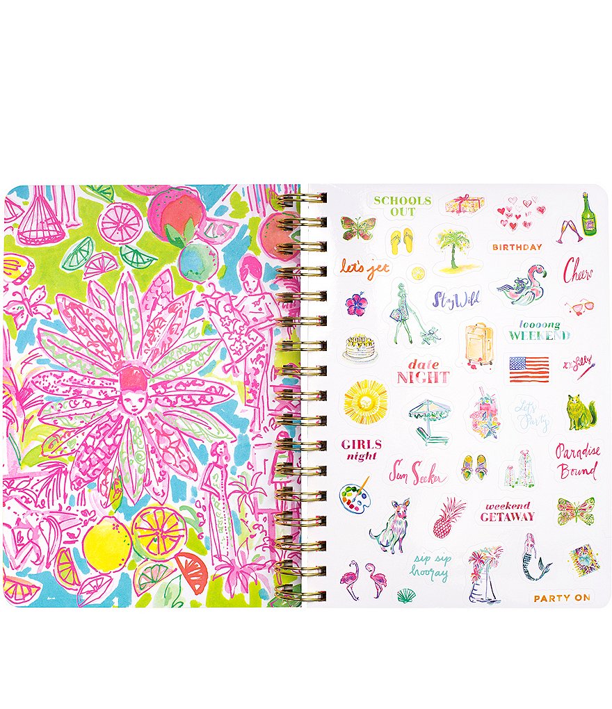 Lilly Pulitzer Let's Get Together 17 Month Large Agenda