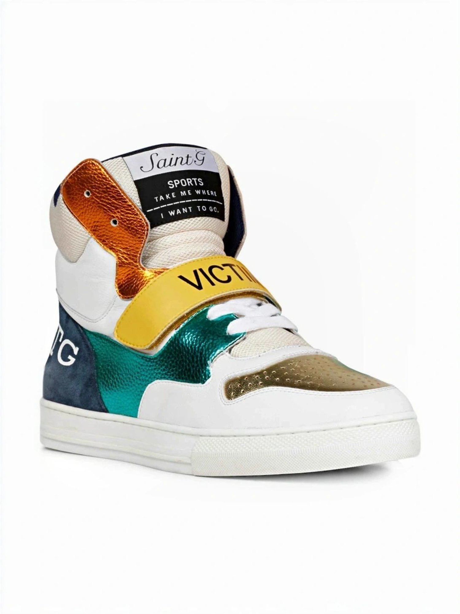 Saint G Men's Rowan Multi Ankle High Sneakers