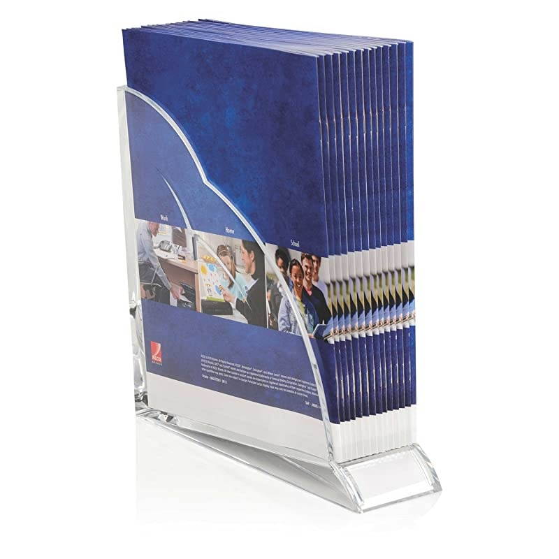 Magazine Rack Acrylic Strtus Clear S7010133