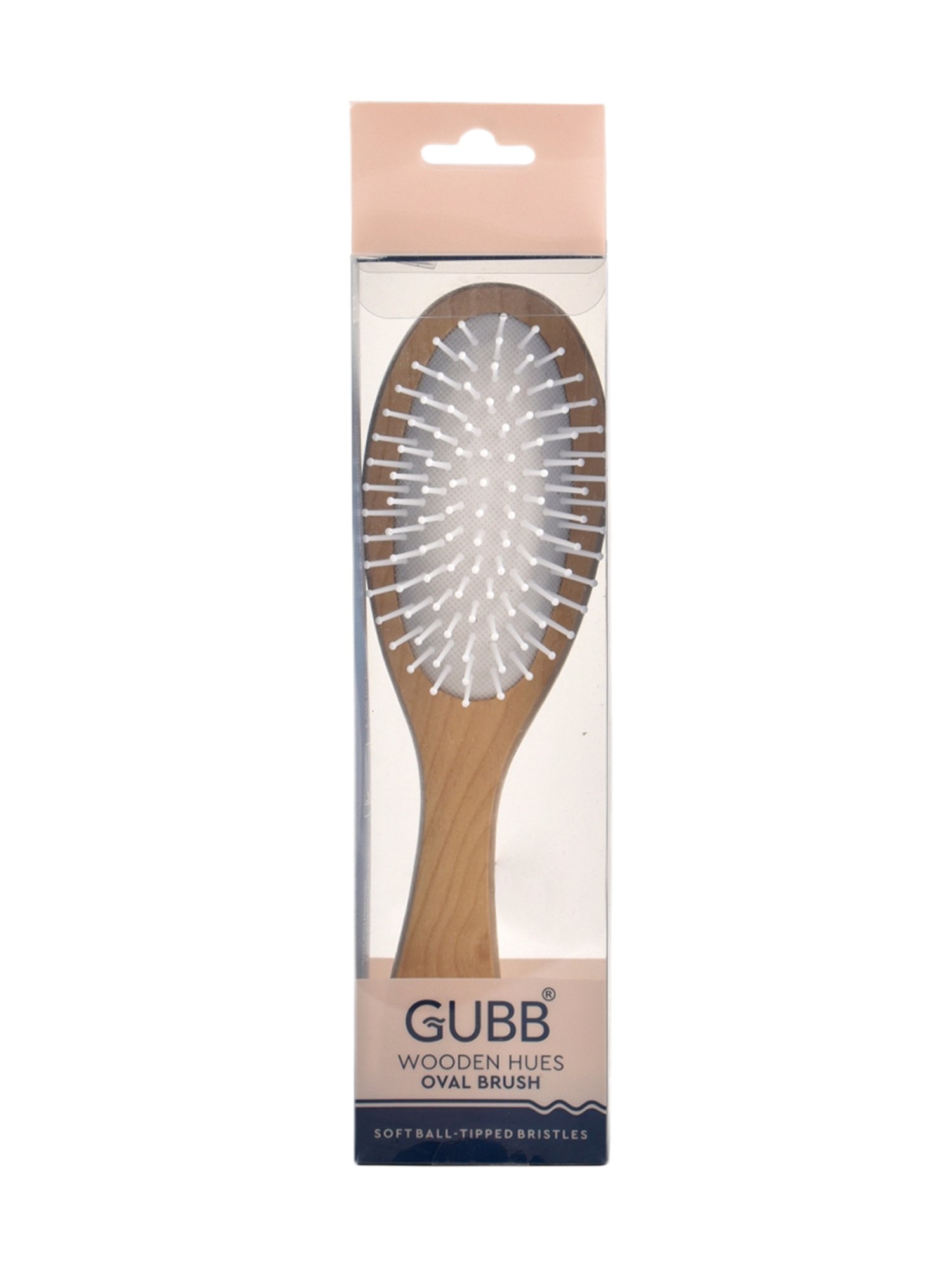 GUBB Wooden Hues Oval Brush for Hair Styling
