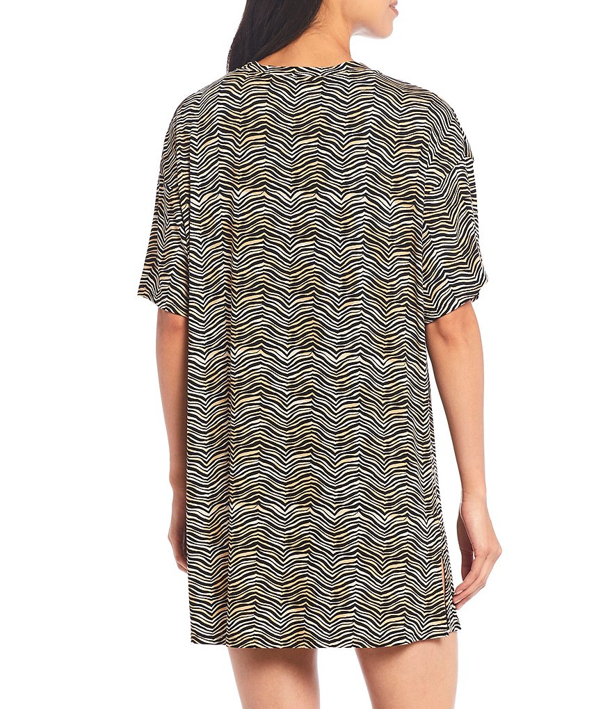 Refinery29 Animal Print Jersey Sleepshirt